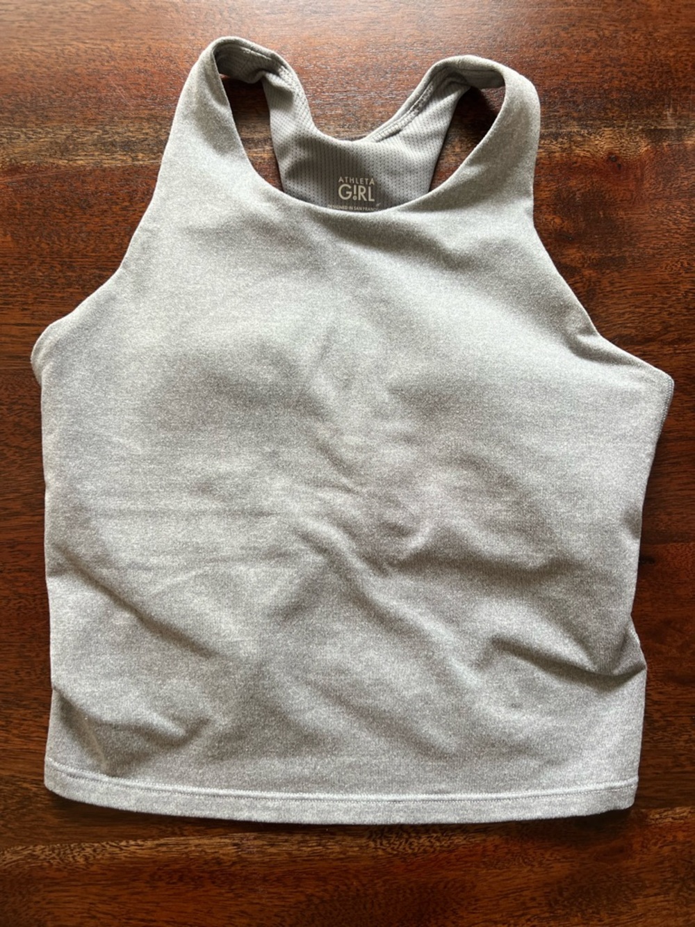 Athleta Girl Light Heather Gray Active Tank